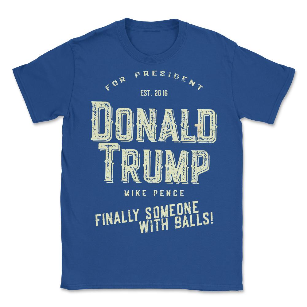 Donald Trump Mike Pence 2016 Retro - Unisex T-Shirt - Royal Blue