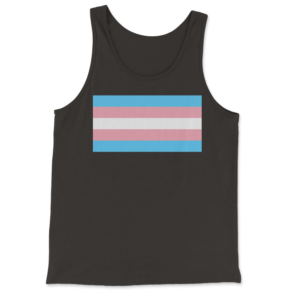 Transgender Pride Flag - Tank Top - Black