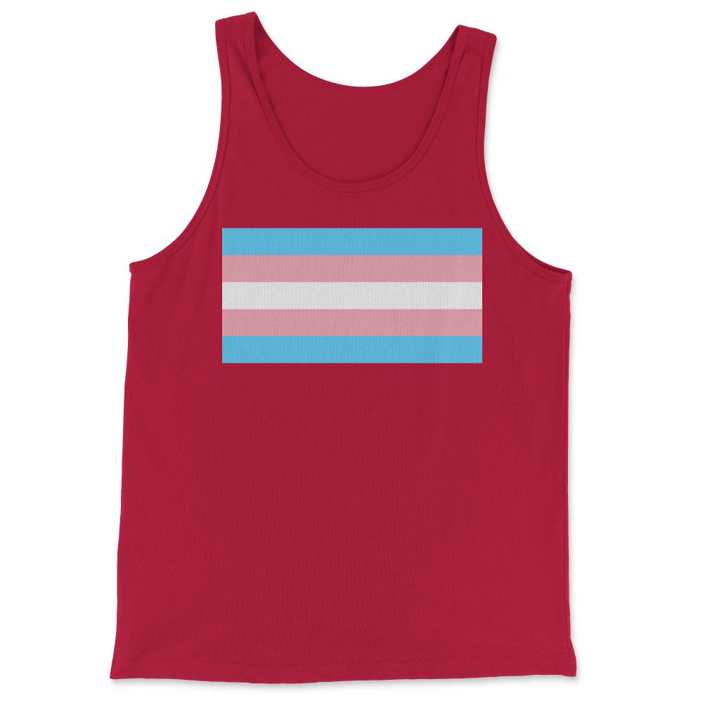 Transgender Pride Flag - Tank Top - Red