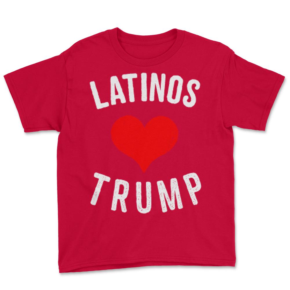 Latinas Love Trump - Youth Tee - Red