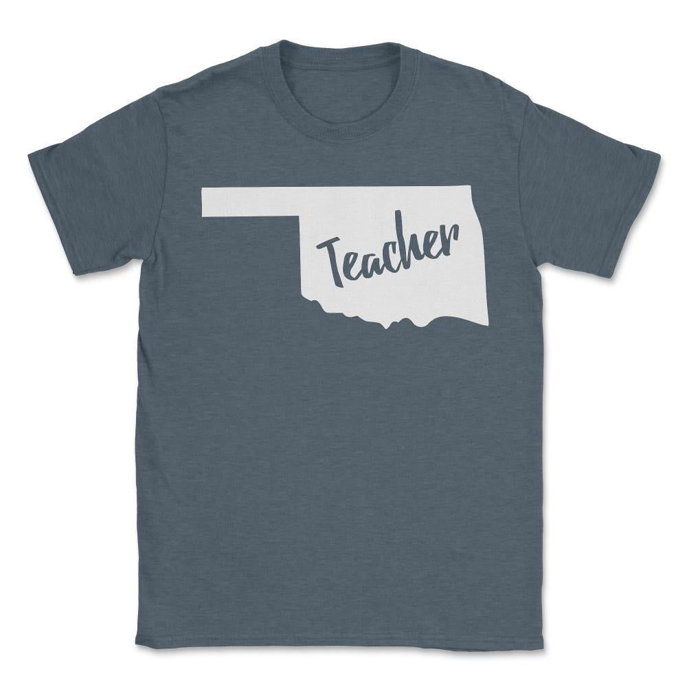 Oklahoma Teacher - Unisex T-Shirt - Dark Grey Heather
