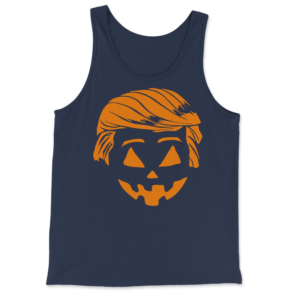 Trump Halloween Trumpkin Costume - Tank Top - Navy