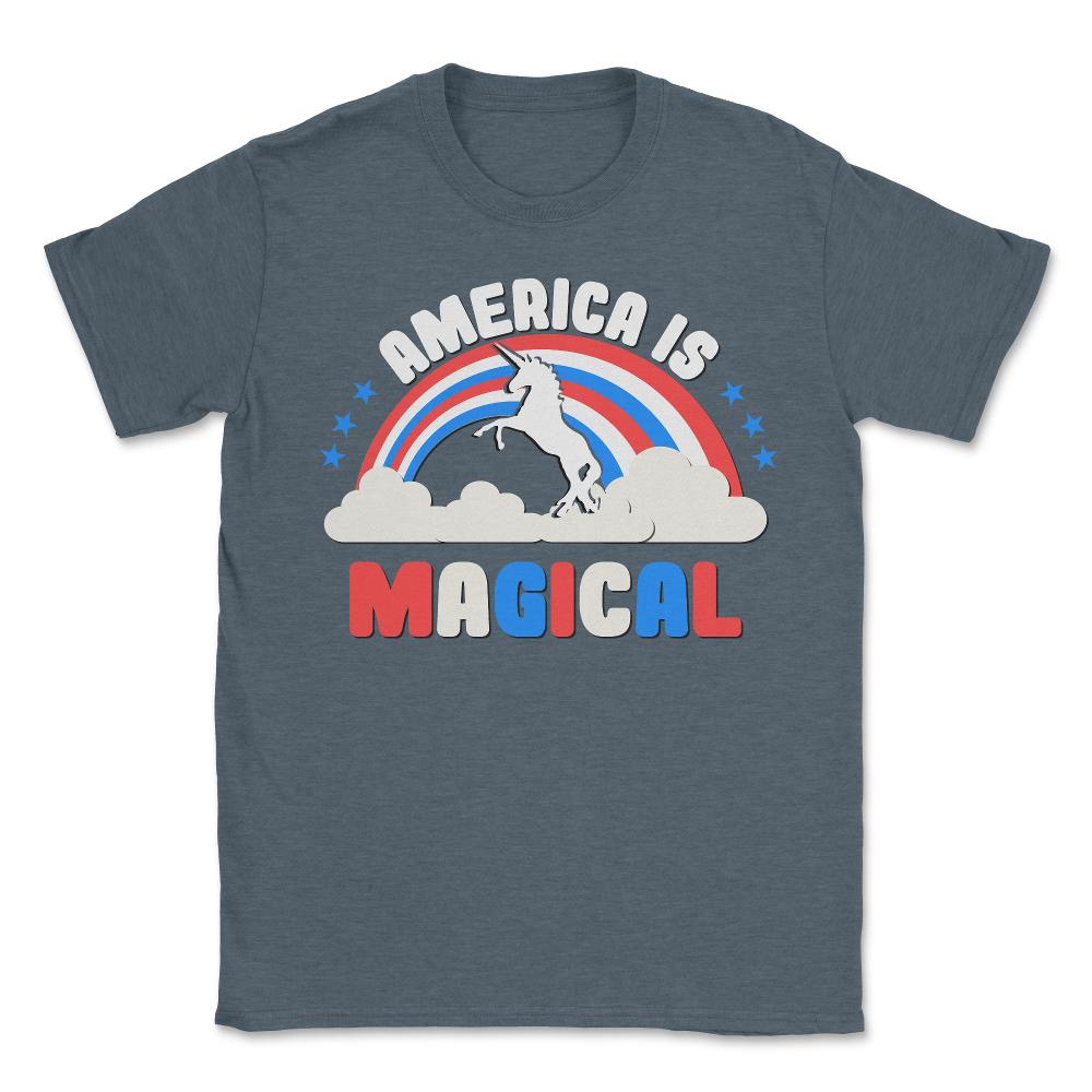 America Is Magical - Unisex T-Shirt - Dark Grey Heather