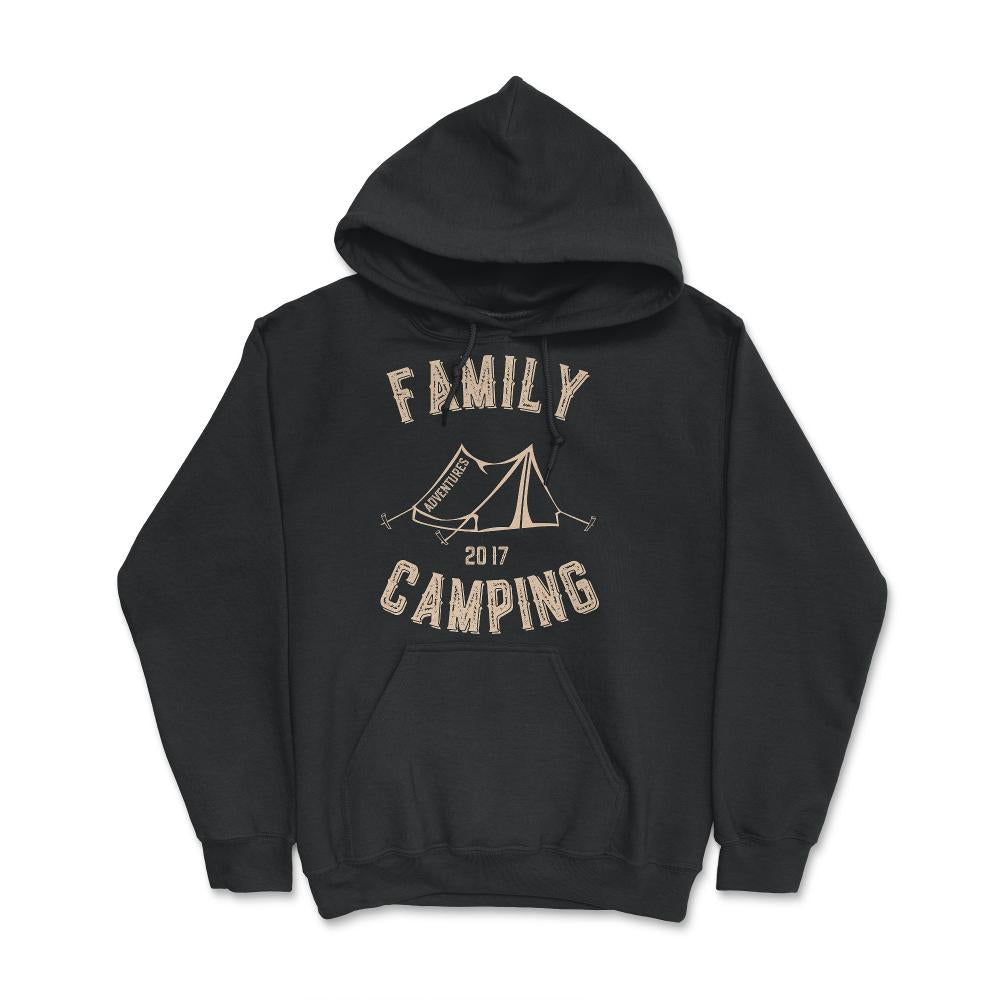 Family Camping Adventures 2017 - Hoodie - Black
