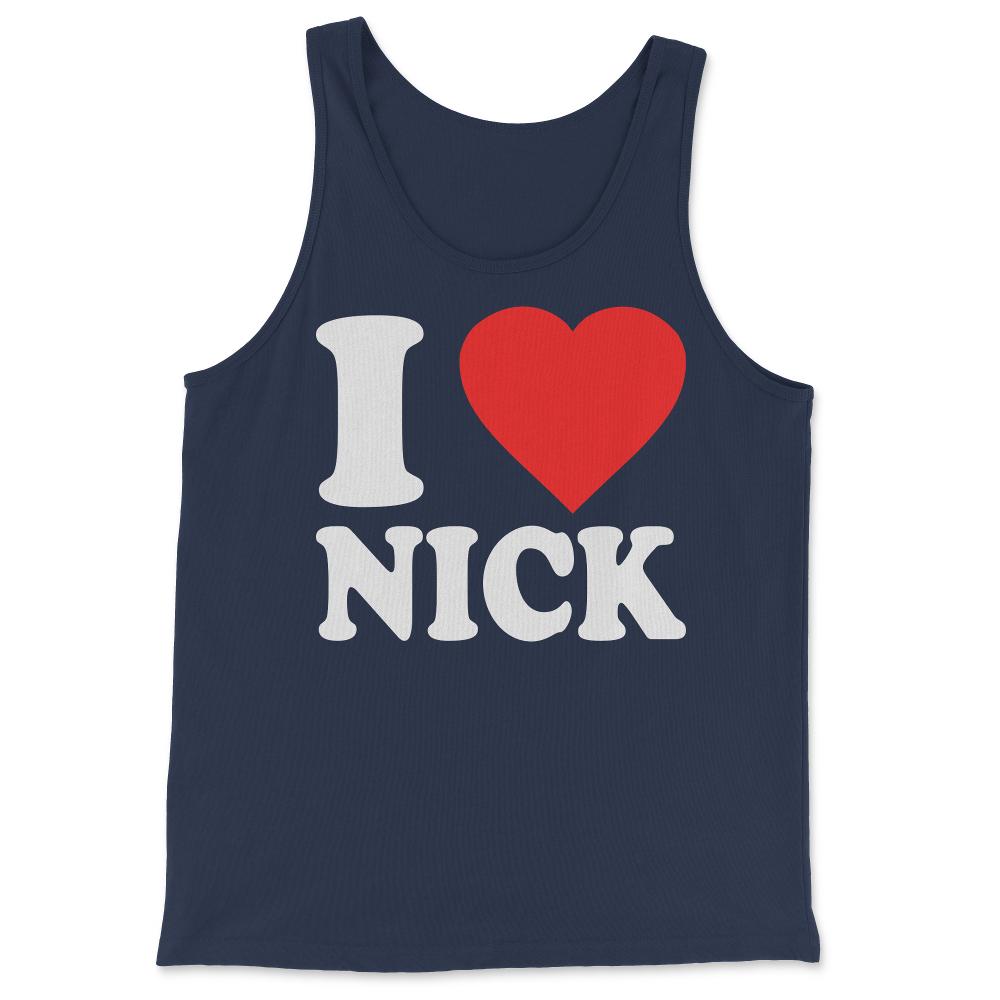 I Love Nick - Tank Top - Navy