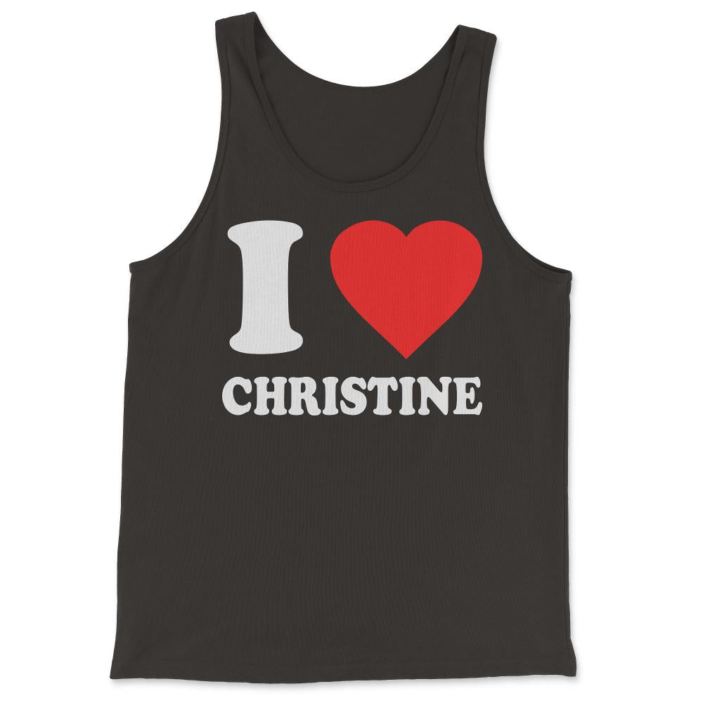 I Love Christine - Tank Top - Black