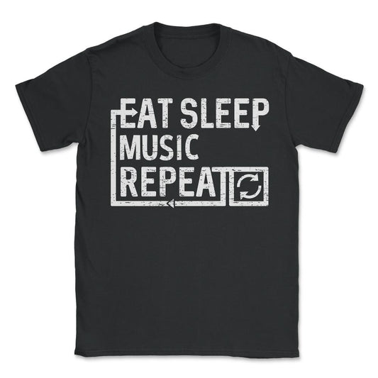 Eat Sleep Music - Unisex T-Shirt - Black
