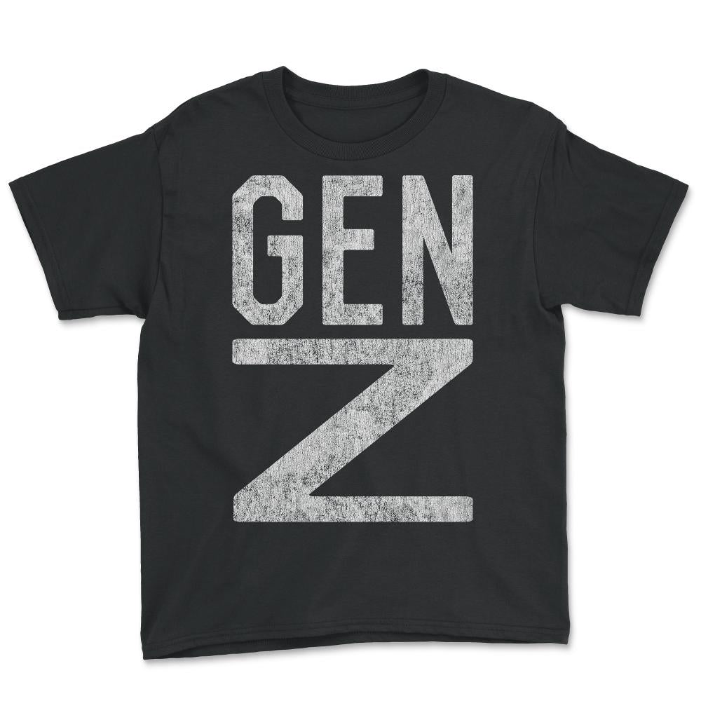 Retro Generation Z - Youth Tee - Black