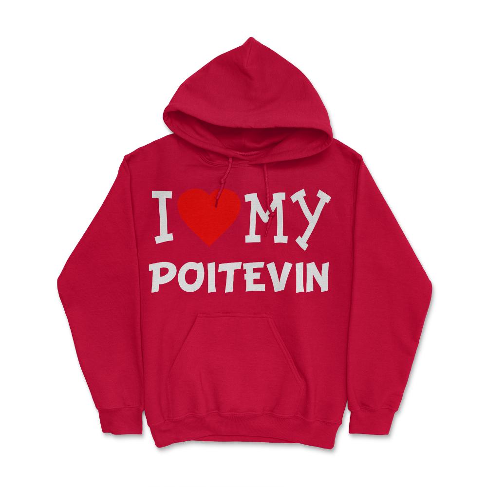 I Love My Poitevin Dog Breed - Hoodie - Red