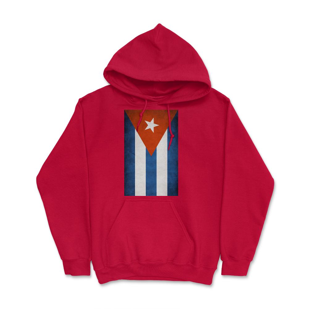 Flag Of Cuba - Hoodie - Red