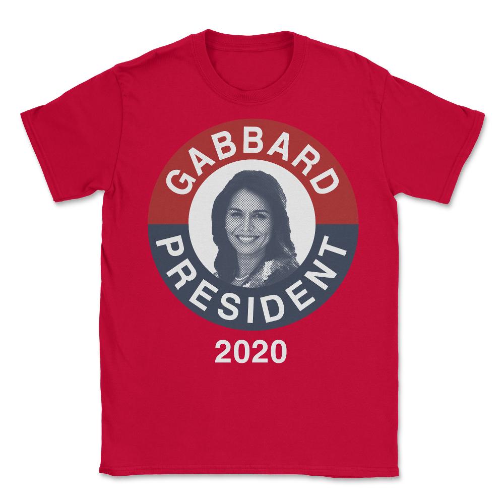 Retro Tulsi Gabbard for President 2020 - Unisex T-Shirt - Red