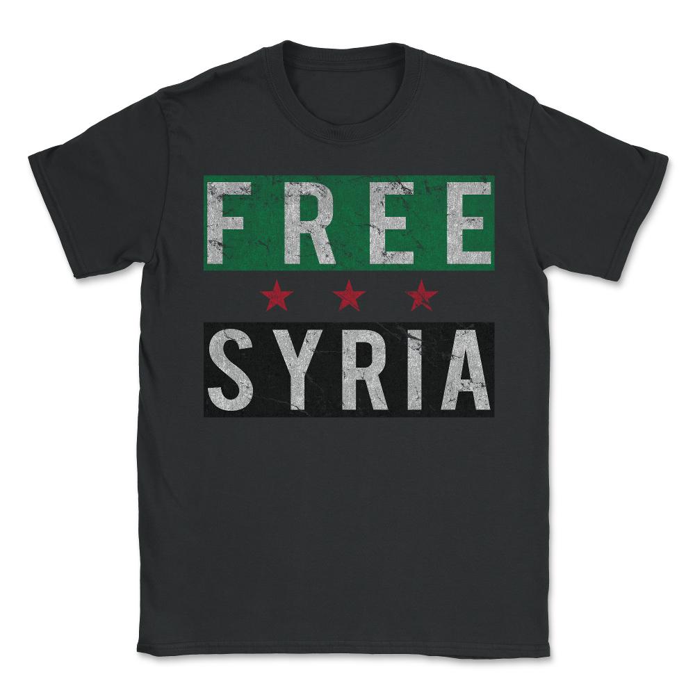 Free Syria - Unisex T-Shirt - Black