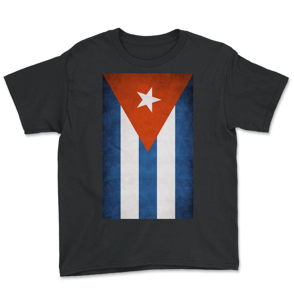 Flag Of Cuba - Youth Tee - Black