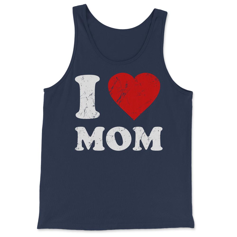 I Love Mom - Tank Top - Navy