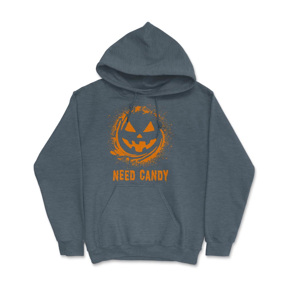 Need Candy Halloween Pumpkin Trick-Or-Treating - Hoodie - Dark Grey Heather