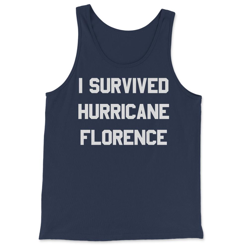 I Survived Hurricane Florence - Tank Top - Navy