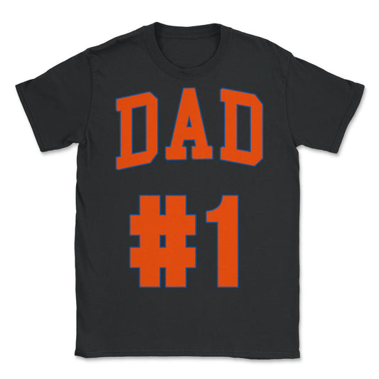#1 dad - Unisex T-Shirt - Black