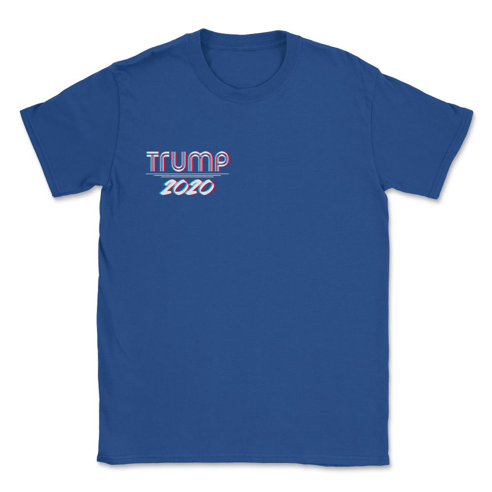 Trump 2020 3D Effect - Unisex T-Shirt - Royal Blue