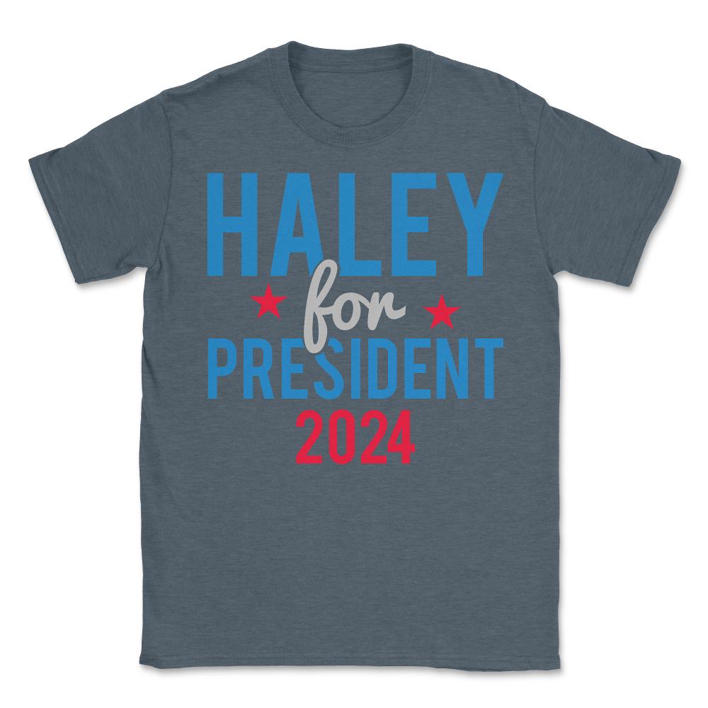 Nikki Haley For President 2024 - Unisex T-Shirt - Dark Grey Heather