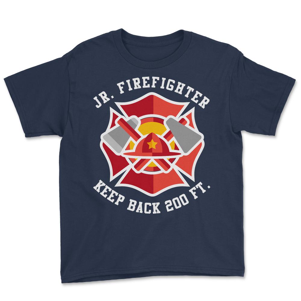 Jr Firefighter - Youth Tee - Navy