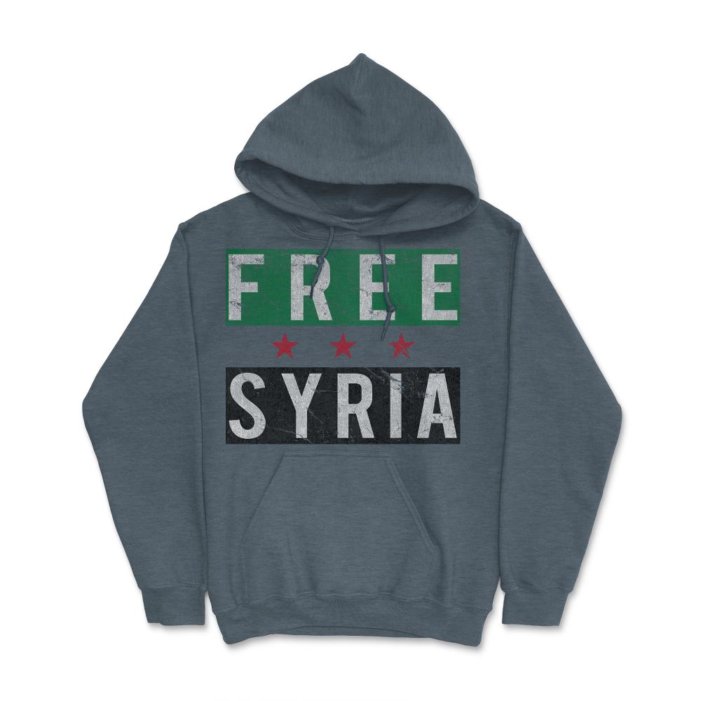 Free Syria - Hoodie - Dark Grey Heather