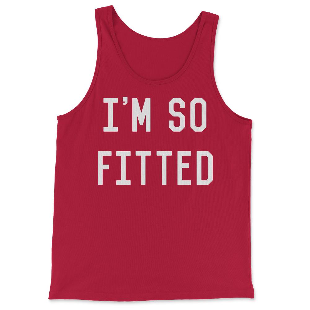 I'm So Fitted - Tank Top - Red
