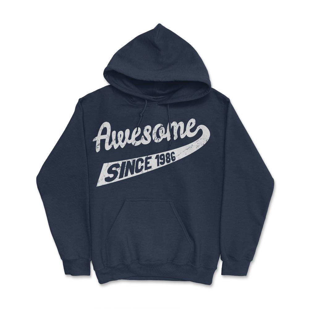 Awesome Since 1986 - Hoodie - Navy