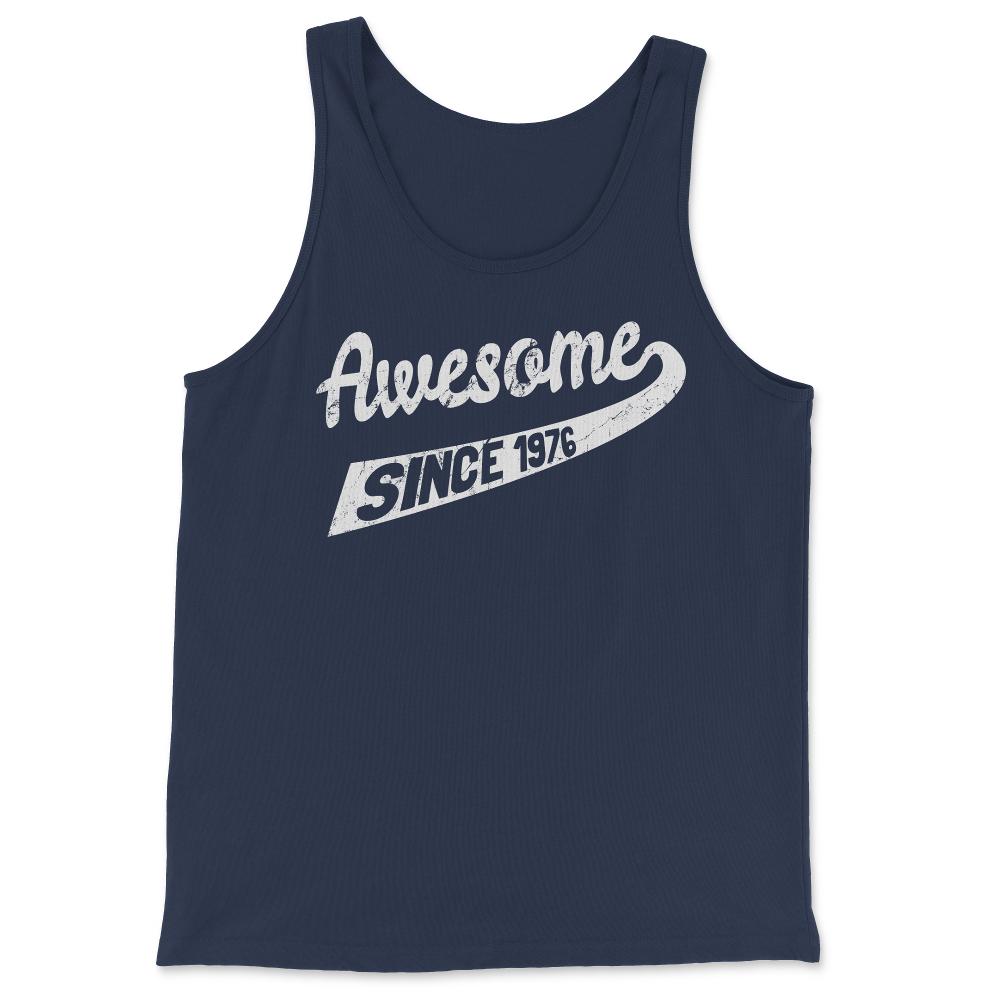 Awesome Since 1976 - Tank Top - Navy
