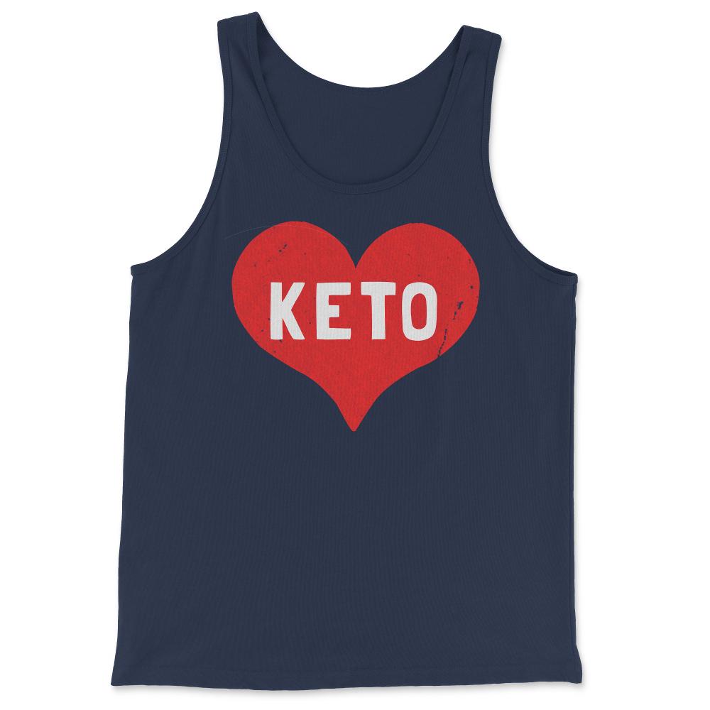 Keto Is Love - Tank Top - Navy