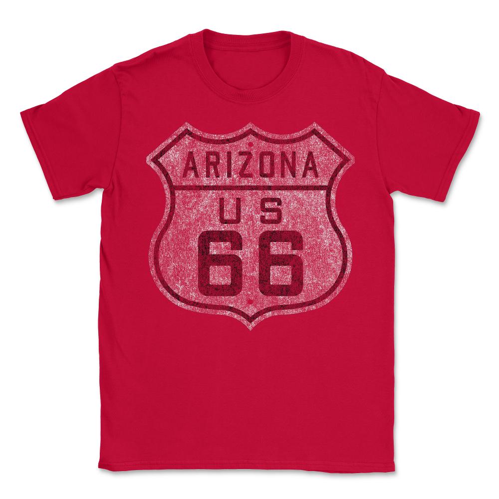 Route 66 Retro - Unisex T-Shirt - Red