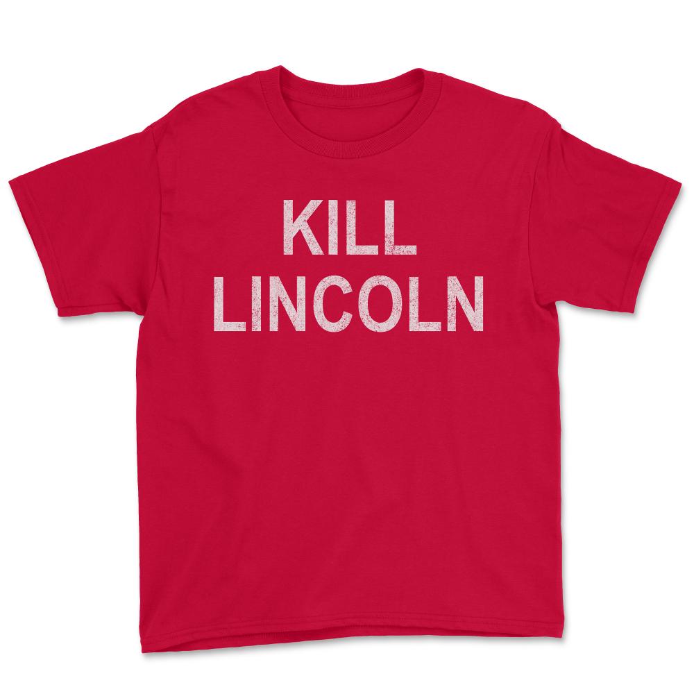 Kill Lincoln Retro - Youth Tee - Red