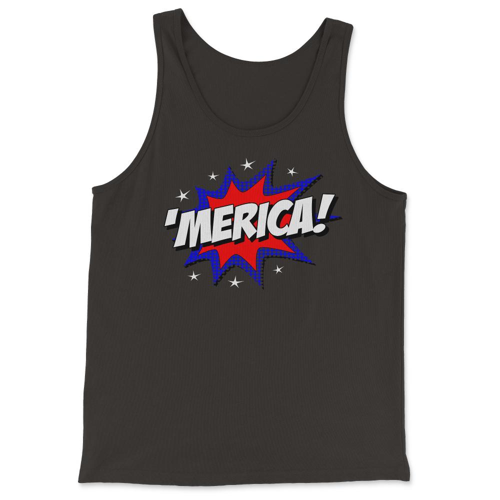 'Merica America - Tank Top - Black