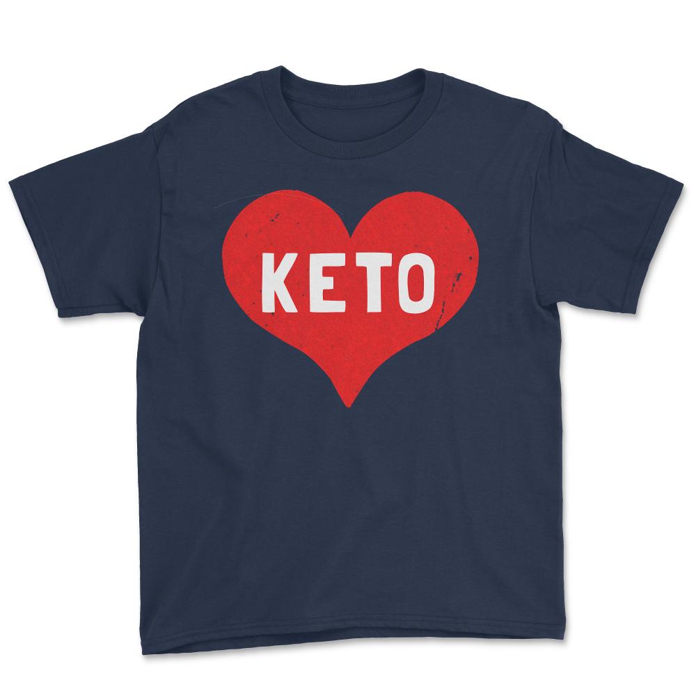 Keto Is Love - Youth Tee - Navy