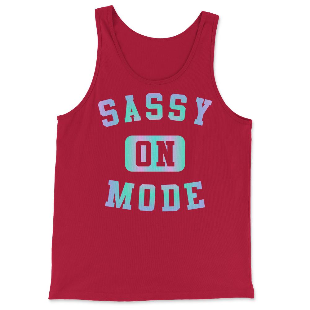 Sassy Mode On - Tank Top - Red