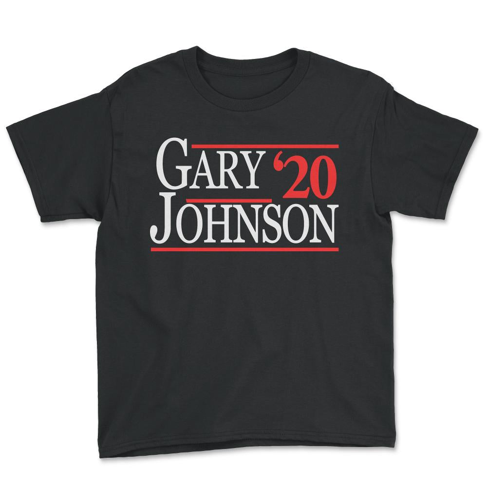 Gary Johnson 2020 - Youth Tee - Black
