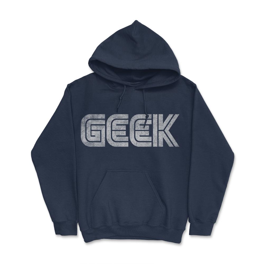 Geek Retro - Hoodie - Navy