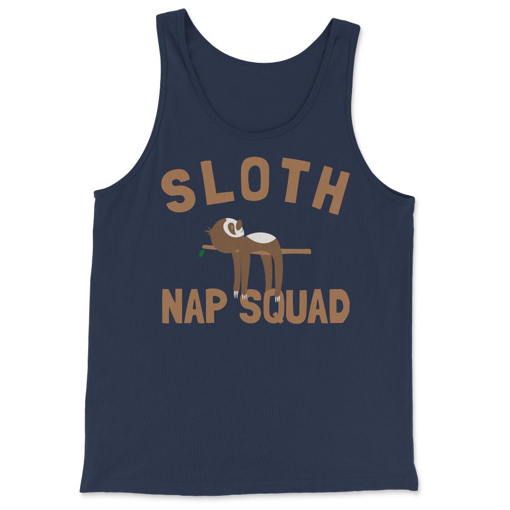 Sloth Nap Squad - Tank Top - Navy