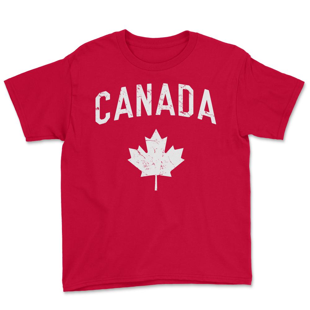 Canada Maple Leaf - Youth Tee - Red