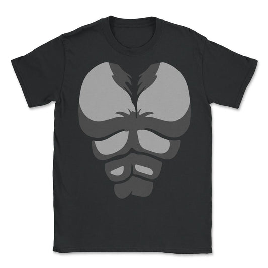 Gorilla Monkey Chest Costume - Unisex T-Shirt - Black