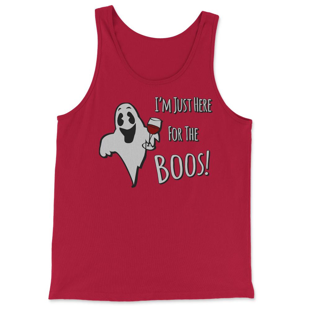I'm Just Here For The Boos Halloween - Tank Top - Red