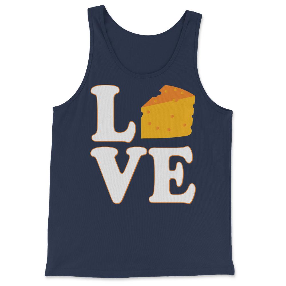 Cheese Is Love - Tank Top - Navy