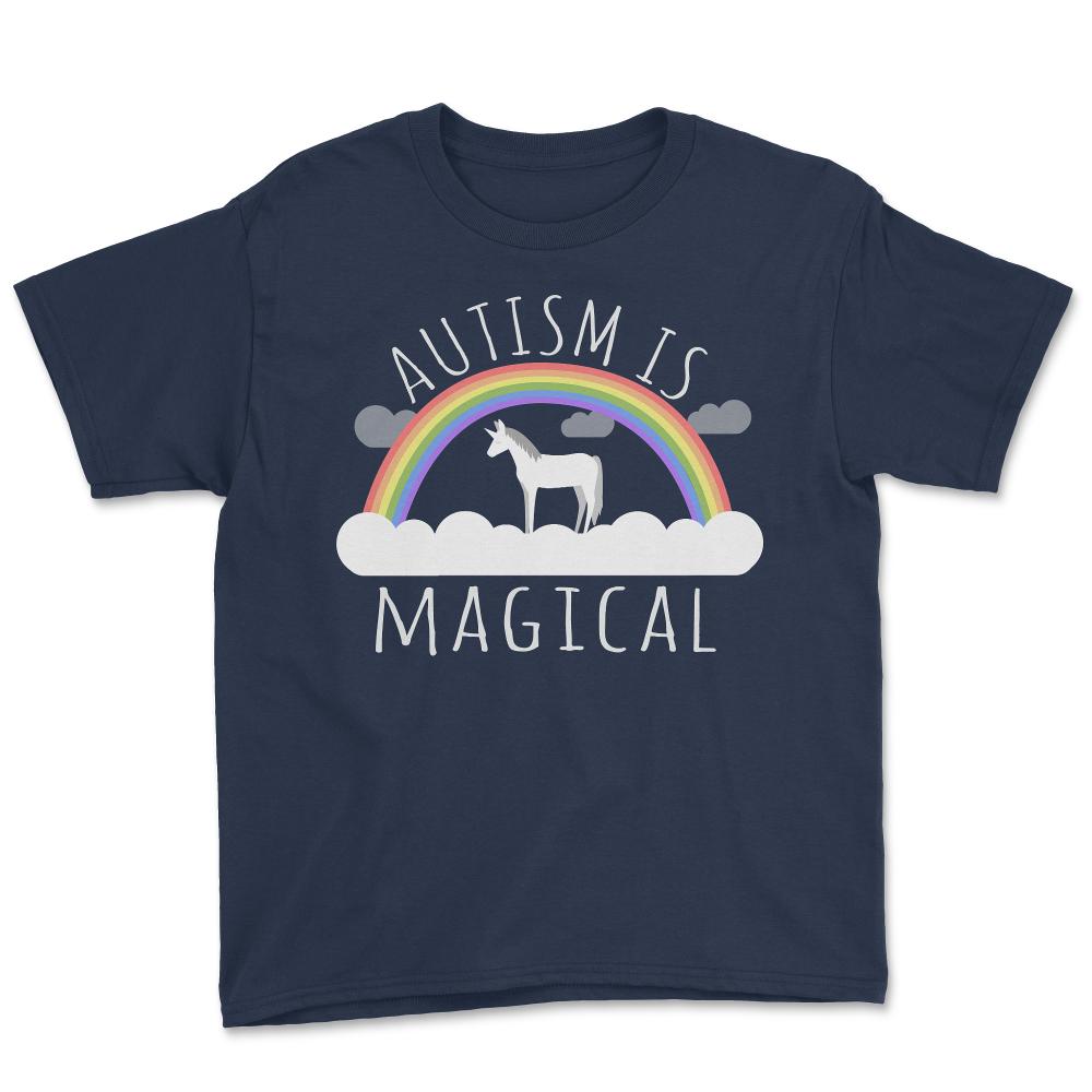 Autism Is Magical - Youth Tee - Navy