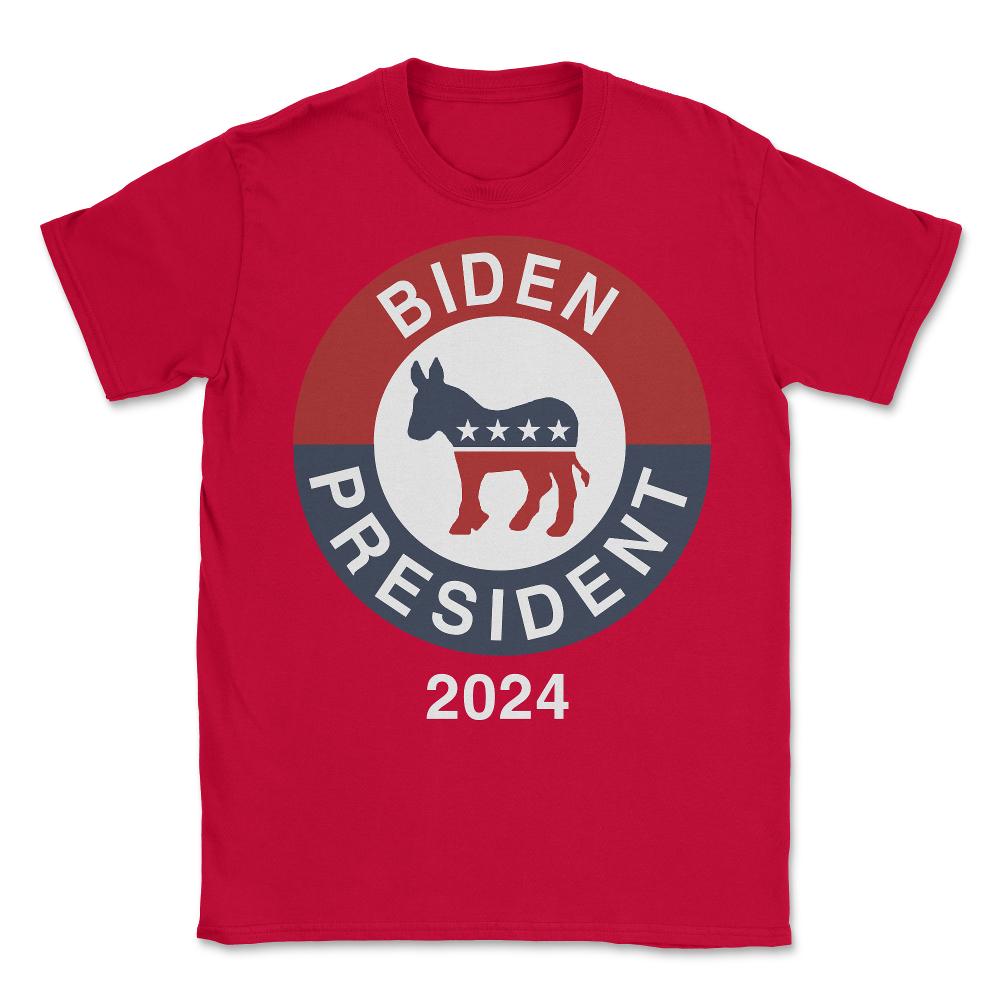 Biden For President 2024 - Unisex T-Shirt - Red