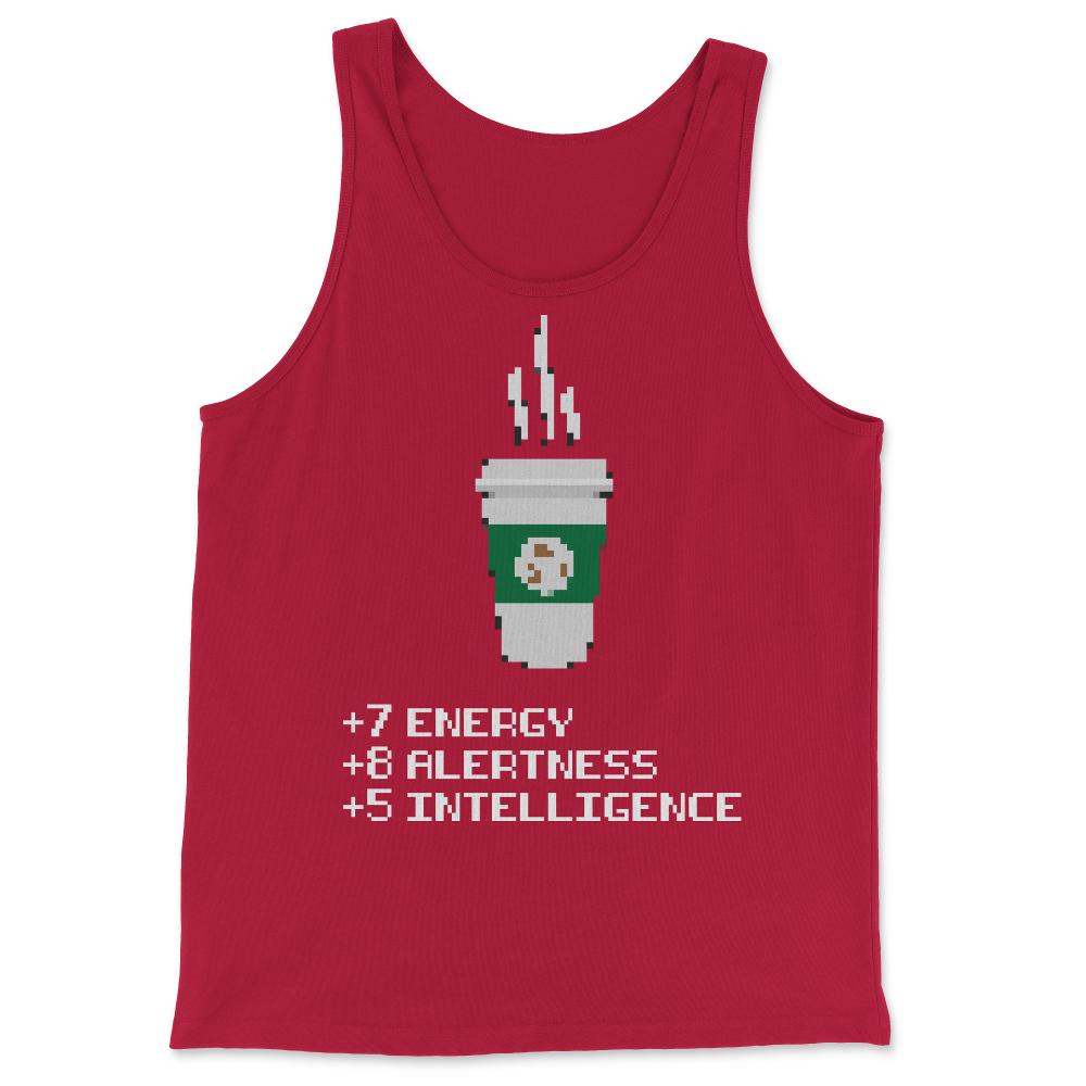 Coffee Power Up - Tank Top - Red