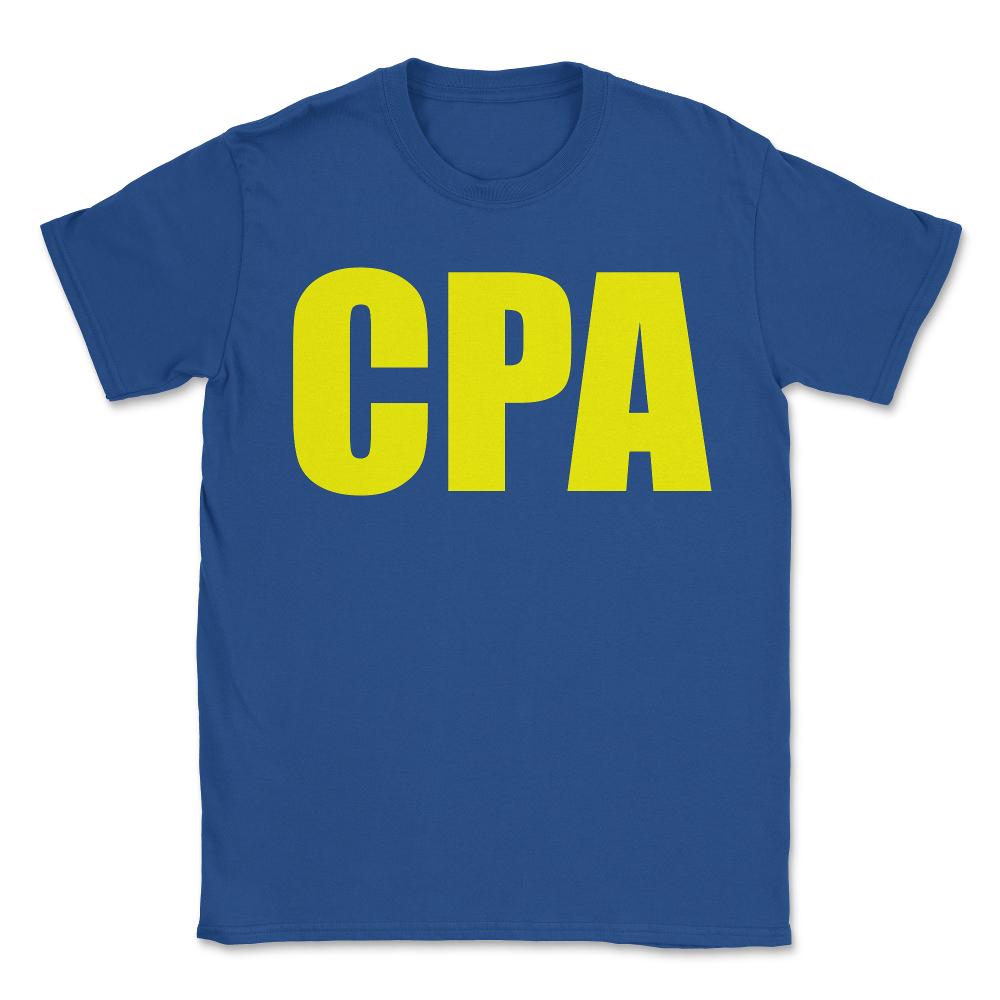 CPA - Unisex T-Shirt - Royal Blue