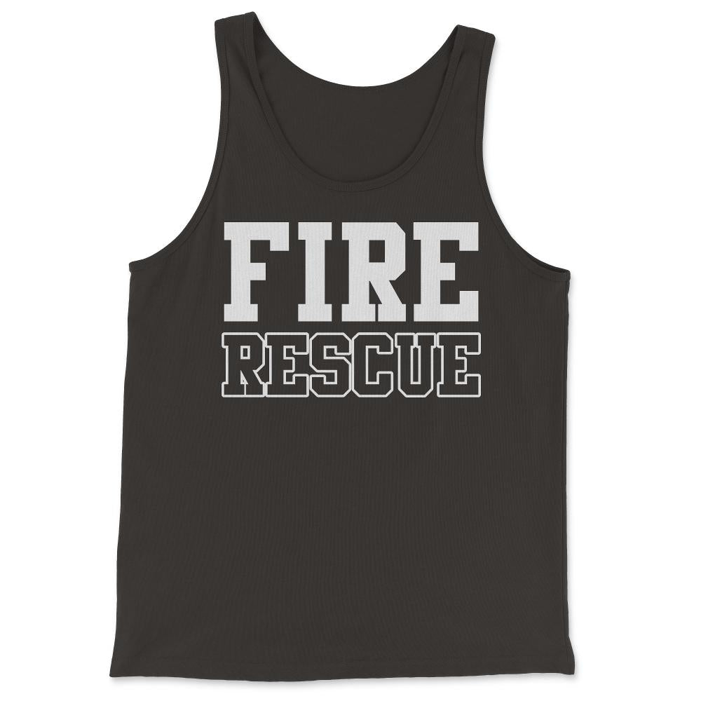 Fire Rescue Fireman - Tank Top - Black