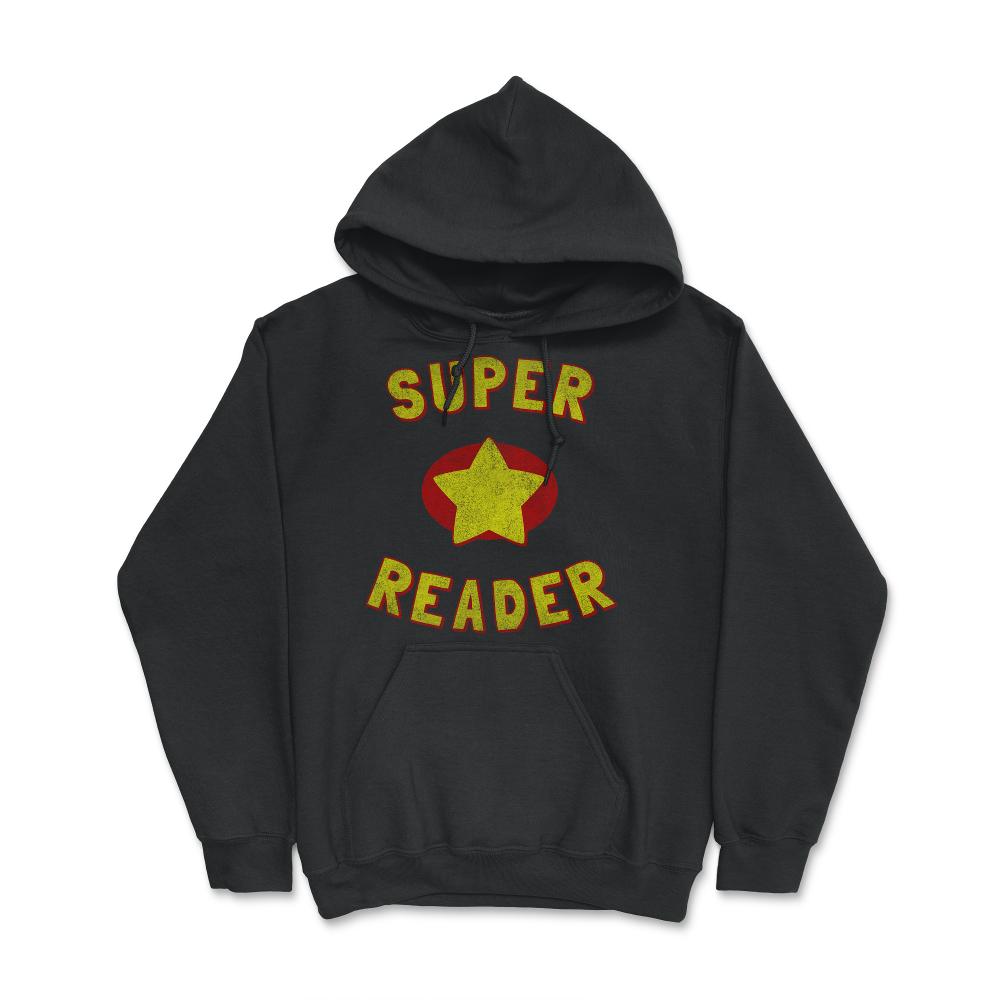 Super Reader Retro - Hoodie - Black