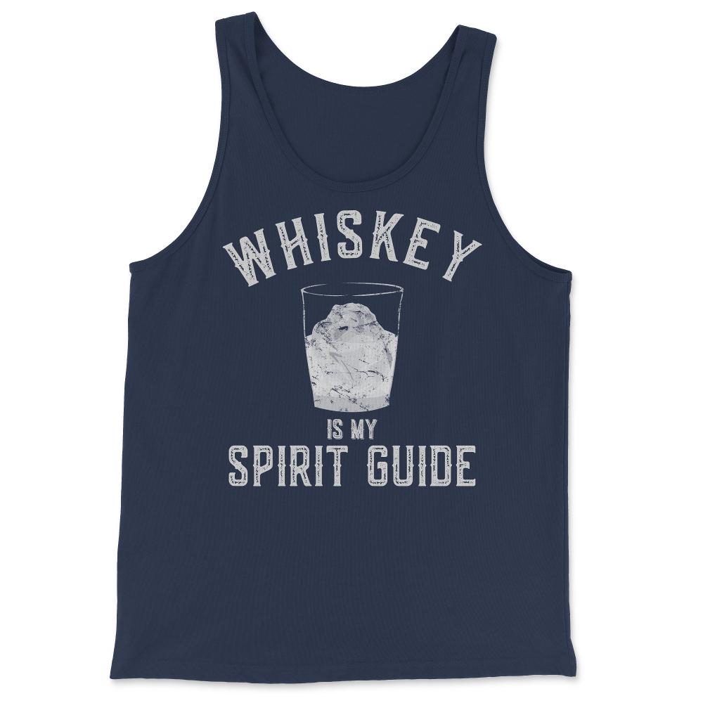 Whiskey Is My Spirit Guide - Tank Top - Navy