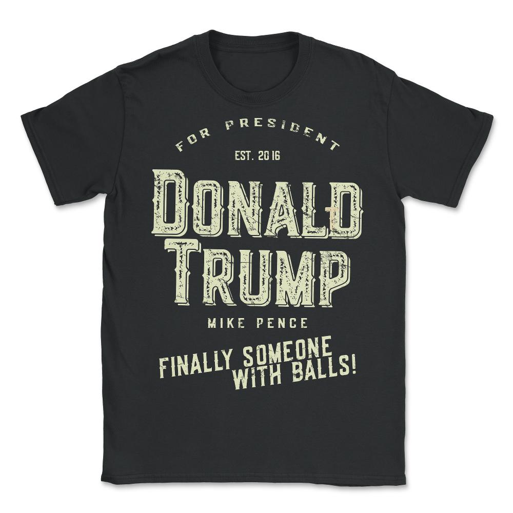 Donald Trump Mike Pence 2016 Retro - Unisex T-Shirt - Black