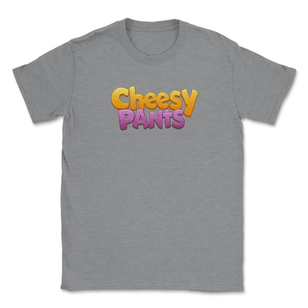 CheesyPants Logo Unisex T-Shirt - Grey Heather
